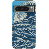 For Google Pixel 8 Pro Tough Protective Cover, Japanese Wave | iCoverLover Australia