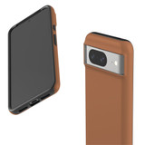 For Google Pixel 8, 8 Pro Tough Protective Cover, Brown | iCoverLover Australia