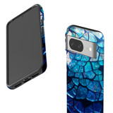 For Google Pixel 8, 8 Pro Tough Protective Cover, Blue Mirror | iCoverLover Australia