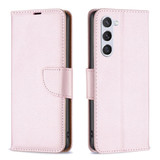 For Samsung Galaxy S24 Case - Lychee Folio Wallet PU Leather Cover, Kickstand, Rose Gold | iCoverLover.com.au