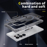 For Samsung Galaxy S24 Ultra, S24+ Plus or S24 Case - MagSafe compatible, Shock-Absorbent Protective Cover, Clear Black | iCoverLover.com.au