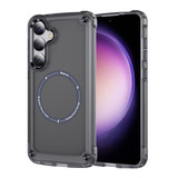 For Samsung Galaxy S24 Case - MagSafe compatible, Shock-Absorbent Protective Cover, Clear Black | iCoverLover.com.au