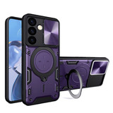 For Samsung Galaxy S24+ Plus or S24 Case - Sliding Camshield, Magnetic Holder, Protective TPU + PC Cover, Purple | iCoverLover.com.au