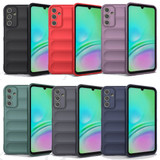 For Samsung Galaxy A15 5G & A15 4G Case - Wavy Shield, Durable TPU + Flannel Protective Cover, Black | iCoverLover.com.au