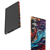 Swirling Paint Protective Case for Galaxy S24 Ultra, S24+ Plus, S24 | Artistic Defense