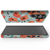 Poppy Field Tough Case for Galaxy S24 Ultra, S24+ Plus, S24 | Floral Fortitude