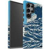 Japanese Wave Tough Protective Cover for Galaxy S24 Ultra, S24+ Plus, S24 | Artistic Defense