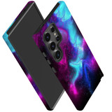 Abstract Galaxy Tough Protective Cover for Galaxy S24 Ultra, S24+ Plus, S24 | Cosmic Armor