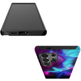 Abstract Galaxy Tough Protective Cover for Galaxy S24 Ultra, S24+ Plus, S24 | Cosmic Armor