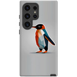 Lone Penguin Protective Case for Galaxy S24 Ultra, S24+ Plus, S24 | Solitary Strength