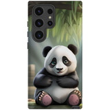 Happy Panda Tough Cover for Galaxy S24 Ultra, S24+ Plus, S24 | Cheerful Safeguard