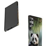 Happy Panda Tough Cover for Galaxy S24 Ultra, S24+ Plus, S24 | Cheerful Safeguard