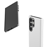 White Tough Protective Cover for Galaxy S24 Ultra, S24+ Plus, S24 | Pristine Protection