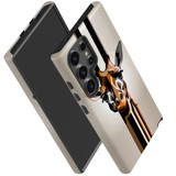 Giraffe Portrait Protective Cover for Galaxy S24 Ultra, S24+ Plus, S24 | Safari Style