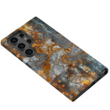 Golden Marble Mystery Cover for Galaxy S24 Ultra, S24+ Plus, S24 | Veiled Elegance