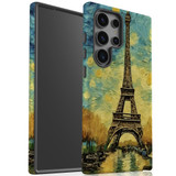Eiffel Tower Painting Tough Protective Cover for Galaxy S24 Ultra, S24+ Plus, S24 | Iconic Guard