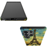 Eiffel Tower Painting Tough Protective Cover for Galaxy S24 Ultra, S24+ Plus, S24 | Iconic Guard