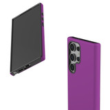 Purple Tough Protective Cover for Galaxy S24 Ultra, S24+ Plus, S24 | Royal & Rugged