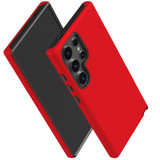 Red Tough Protective Cover for Galaxy S24 Ultra, S24+ Plus, S24 | Fiery & Fearless