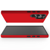 Red Tough Protective Cover for Galaxy S24 Ultra, S24+ Plus, S24 | Fiery & Fearless