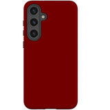Maroon Red Tough Protective Cover for Galaxy S24+ Plus | Regal & Rugged