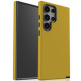 Metallic Gold Tough Protective Cover for Galaxy S24 Ultra, S24+ Plus, S24 | Gleaming Guard