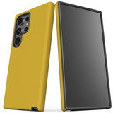 Metallic Gold Tough Protective Cover for Galaxy S24 Ultra, S24+ Plus, S24 | Gleaming Guard