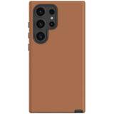Brown Tough Protective Cover for Galaxy S24 Ultra, S24+ Plus, S24 | Earth-Toned Durability