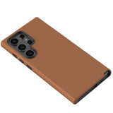 Brown Tough Protective Cover for Galaxy S24 Ultra, S24+ Plus, S24 | Earth-Toned Durability