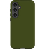 Galaxy S24 Tough Protective Cover in Army Green | Military-Grade Protection