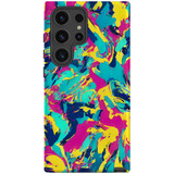 Abstract Strokes Tough Protective Cover for Galaxy S24 Ultra, S24+ Plus, S24 | Modern Art Shield