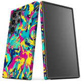 Abstract Strokes Tough Protective Cover for Galaxy S24 Ultra, S24+ Plus, S24 | Modern Art Shield