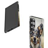 Blue Heeler Corgi Mix Tough Protective Cover for Galaxy S24 Ultra, S24+ Plus, S24 | Pet Lover's Armor