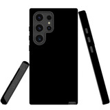 Black Tough Protective Cover for Galaxy S24 Ultra, S24+ Plus, S24 | Sleek & Secure