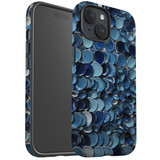 For iPhone 15 Case Tough Protective Cover, Bluish Glazed Ceramics | Protective Covers | iCoverLover Australia