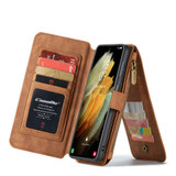 For Samsung Galaxy S22+ Plus Case Wild Horse Texture PU Leather Folio Case, Brown | iCoverLover Australia