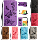 For Samsung Galaxy A55 5G Case - Embossed Butterflies - iCoverLover Australia
