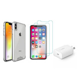 XS & X iPhone XS & X Armor Pack: Protective Case, [2-Pack] Glass Films, & Charger | iCoverLover