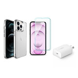 Max iPhone 13 Pro Max Guard Bundle: Case, [2-Pack] Protectors, & Fast Charger | iCoverLover