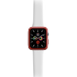 For Apple Watch Series 8, 45-mm Case, Carbon Fibre Texture Cover Red - iCoverLover Australia