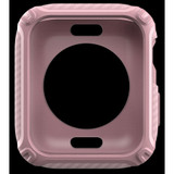 For Apple Watch Series 8, 41-mm Case, Carbon Fibre Texture Cover Pink - iCoverLover Australia