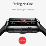 For Apple Watch SE, 40-mm Case, Full Coverage Plating TPU Cover,Red - iCoverLover Australia