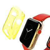 For Apple Watch Series 1, 42-mm Case, Slim TPU Protective Cover, Yellow - iCoverLover Australia