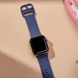 For Apple Watch Series 2, 38-mm Case, Pin Buckle Silicone Watch Strap | iCoverLover.com.au
