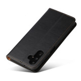 Samsung Galaxy S23 FE Case - Black Leather Wallet & Flip Cover