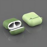 For AirPods 2nd Gen Case, Silicone Protective Cover, Snap Hook, Green | iCoverLover Australia