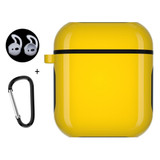 For AirPods 2nd Gen Case, Armor Cover, Snap Hook & Ear Clips, Yellow | iCoverLover Australia