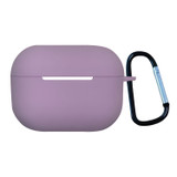 For AirPods Pro 1st Gen Case, Protective Silicone Cover, Snap Hook, Purple | iCoverLover Australia