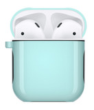 For AirPods 1st Gen Case, Armor Cover, Snap Hook & Ear Clips, Cyan | iCoverLover Australia
