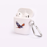 For AirPods 1st Gen, Protective TPU Box, Snap Hook, Floral Eagle | iCoverLover Australia